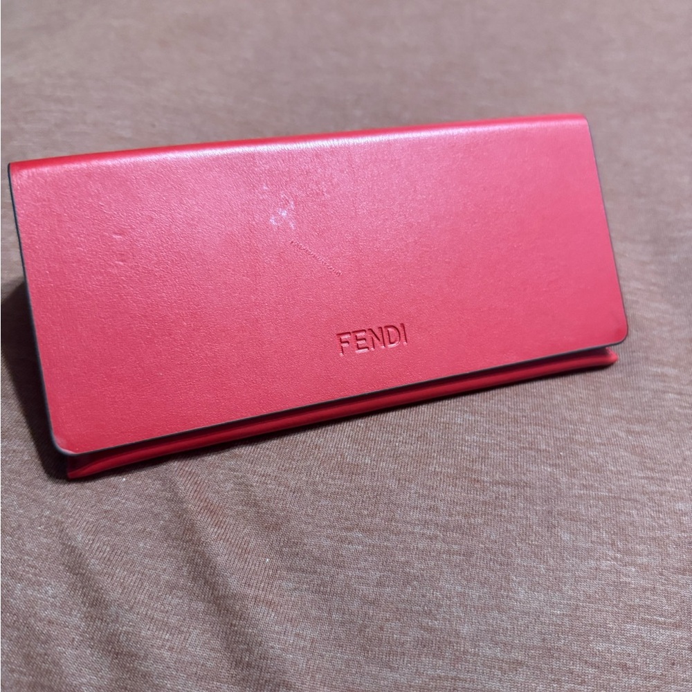 Fendi Vibrant Red Sunglasses Case